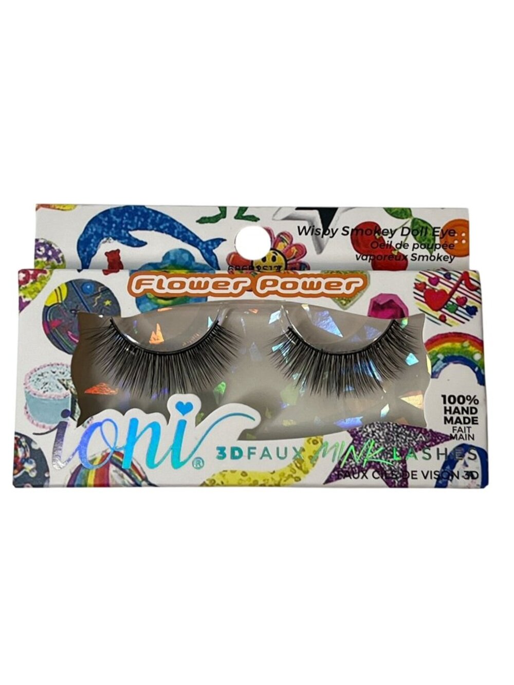 IONI Flower Power Wispy Smokey Doll Eye Lashes 3D Faux Mink New